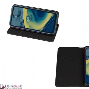 Telone atverčiamas dėklas - juodas (telefonui Nokia XR20) Telone atverčiamas dėklas - juodas (telefonui Nokia XR20)
